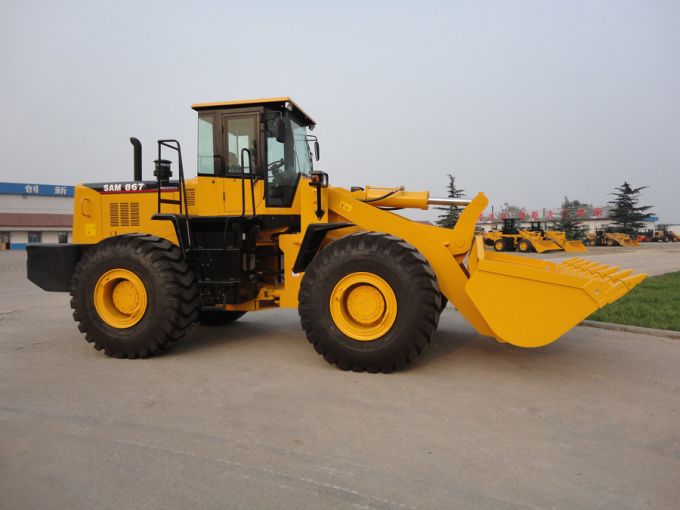 6 Ton/ 3.5 M3/175kw Wheel Loader Zl966, 6 Ton Loaders 