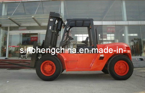 10 Ton China Diesel Forklift Truck Factory Sh100 