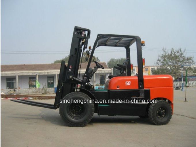 Logistics Lifting Equipment Diesel Forklift Truck 5tons 