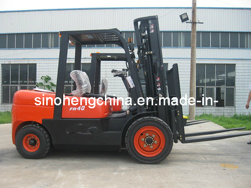 4 Ton Diesel Forklift, Lifting Equipment Sh40fr 