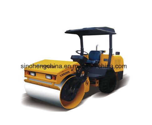 3 Ton Single Drum Vibratory Road Roller for Sale Lss203 