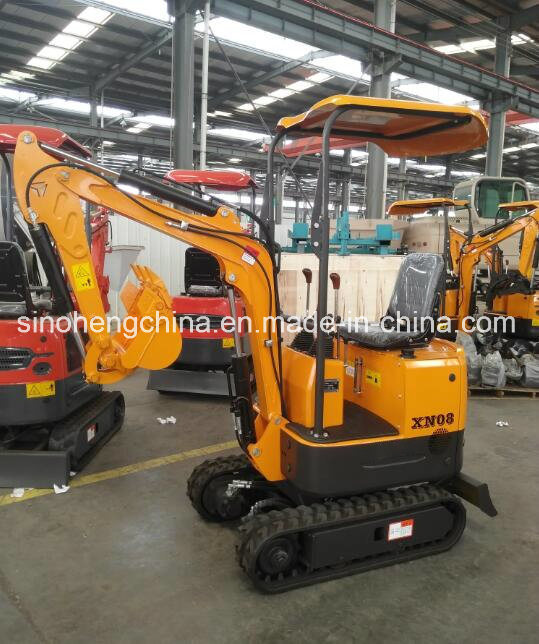 Ce Certificate 850kg Mini Excavator Xn08 