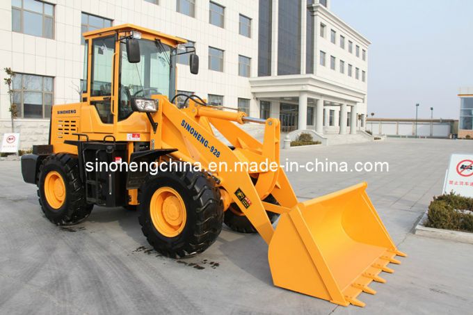 82HP 0.85m3 2 Ton Wheeled Loader, Mini Wheeled Loader 