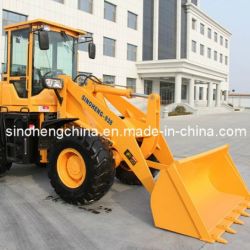 82HP 0.85m3 2 Ton Wheeled Loader, Mini Wheeled Loader