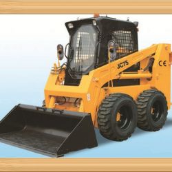 Ce 1000kg 55kw 0.5m3 Skid Steer Loader Jc75