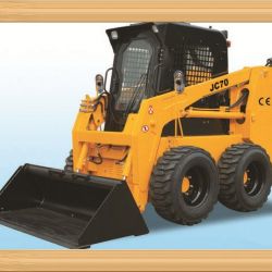 70kw Skid Steer Loader with CE, Mini Hydraulic Loader