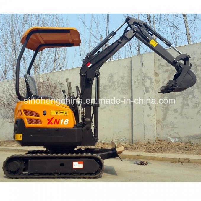 1.6 Ton Small Hydraulic Excavator with Yan Mar Engine Xn16 