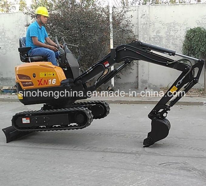 Mini Digging Machine Hydraulic Crawler Excavator 1.6 Ton for Sale 