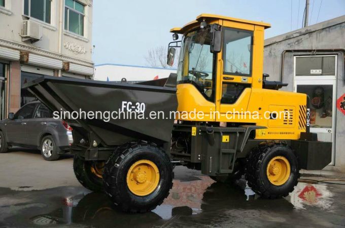 New 3000kg Hydraulic Dumper Bucket Loader with Good Price FC-30 