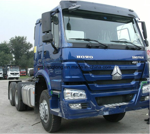 Low Price HOWO 420HP Tractor Truck (ZZ4257V3249W) 