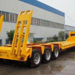 Low Bed Semitrailer Semi-Trailer Trailer Truck Trailer