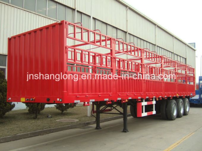 13 Meters Three Axles 50ton Cargo Box Trailer 