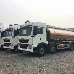 Sinotruk HOWO Stainless Steel Tank / Aluminum Alloy Tank Truck 15-30m3