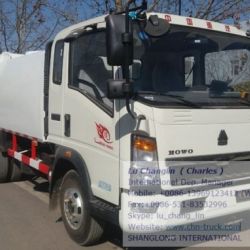 HOWO 3-5cbm Compression Garbage Trucks, Waste Compactors