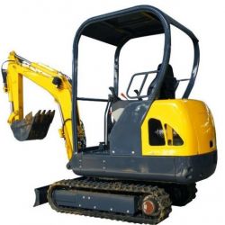 0.05 Cubic Meter Bucket 1.8ton Mini Excavator with Swing Boom