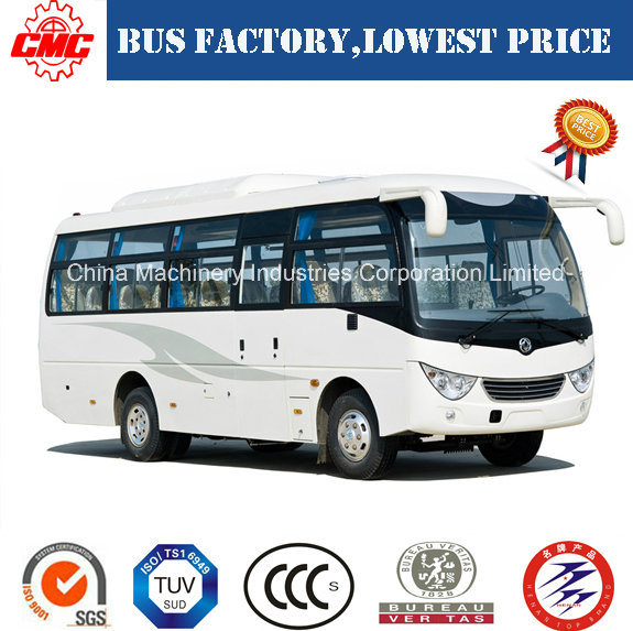 Rhd/LHD 27-33 Seats of Dongfeng 140HP Mini City Tourist Coach/Passenger Bus 