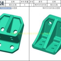 HOWO Truck Parts Limit Block with Good Quality (WG9725520728)