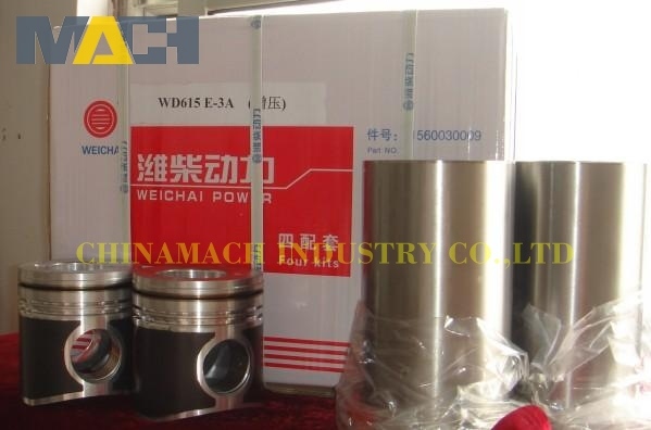 Shacman Chinese Truck Spare Parts Piston Liner Set (612600030011) 