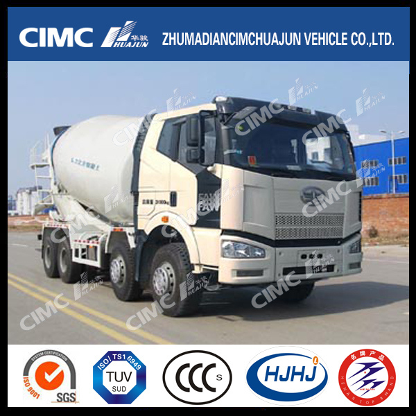 8*4 FAW Conccrete/Cement Mixer Truck with Euro2/3/4/5 Emission 