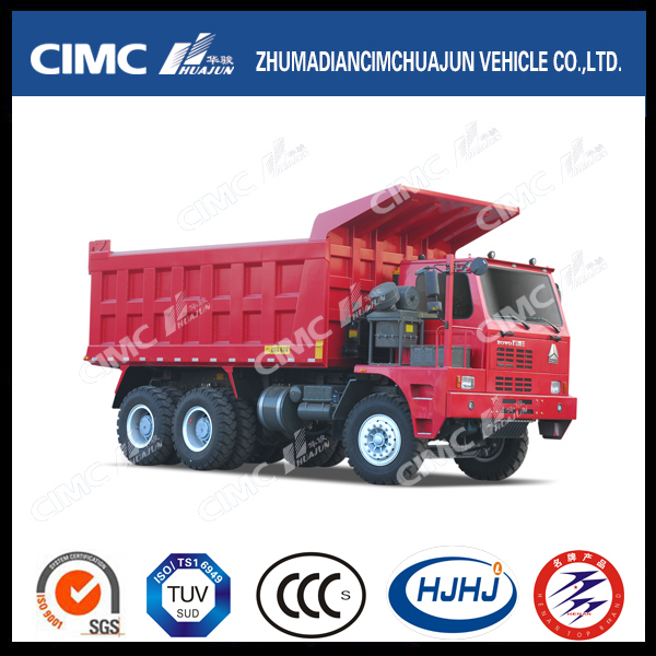 6*4 Sinotruck Ultra Heavy Duty Dump Truck for Mining Use 