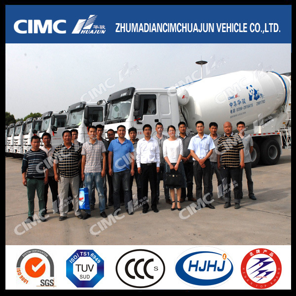 Cimc Huajun Concrete/Cement Mixer Truck Delivered to Customer 