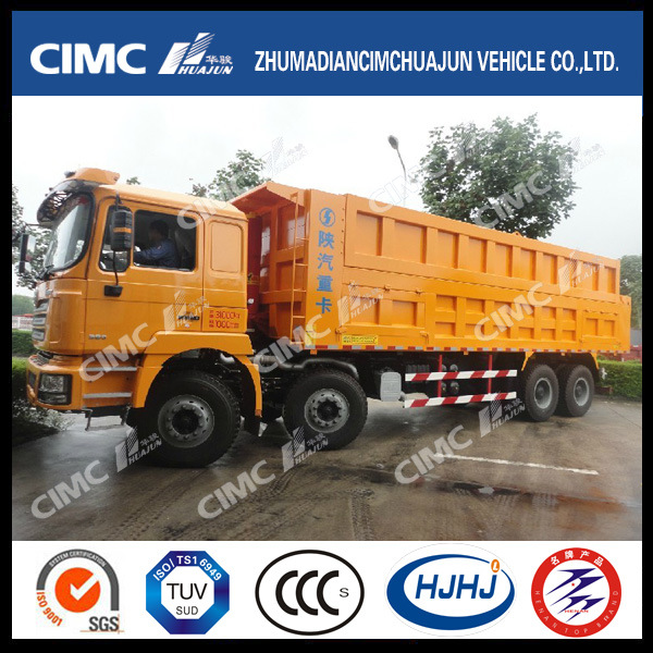 Euro 2/3/4 Shacman 8*4 Dump Truck with Removable Side Wall 