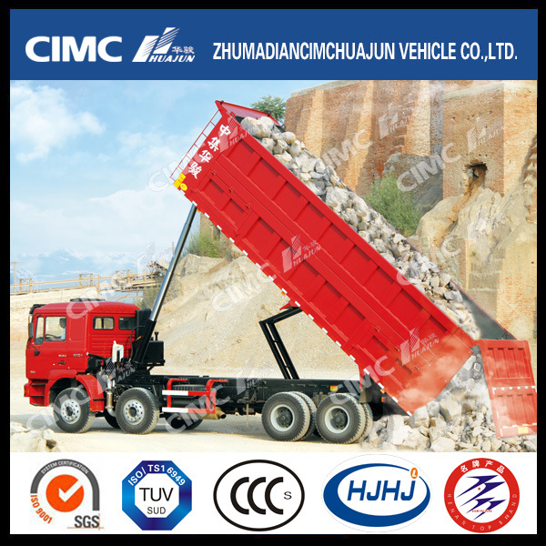 HOWO/JAC/Shacman/Foton/FAW/Iveco/Auman/Beiben 8*4 Front Lifting Dump Truck with Big-Cargo Box 