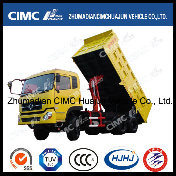 Dongfeng 6*4 Middle Lifting Dump Truck 