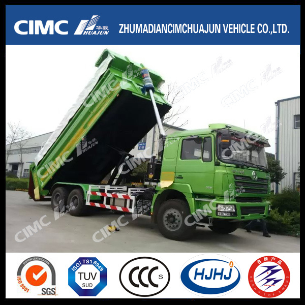 Shacman 6*4 Dump Truck with Automatic Curtain Cover 