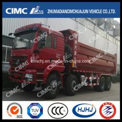 Shacman 8*4 Dump Truck with Cimc Huajun High Quality Upper Box