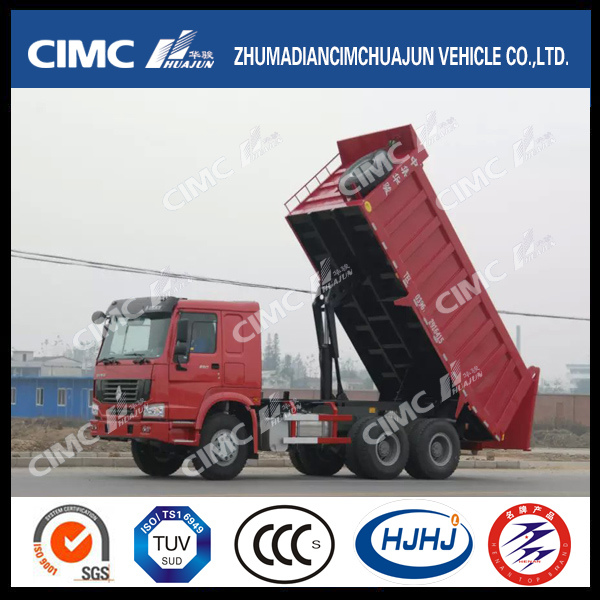 HOWO/JAC/Shacman/Bei Ben/Hongyan/Dongfeng/Liuqi/Fawfoton 6*4 Dump Truck with Middle Lifting Cylinder 