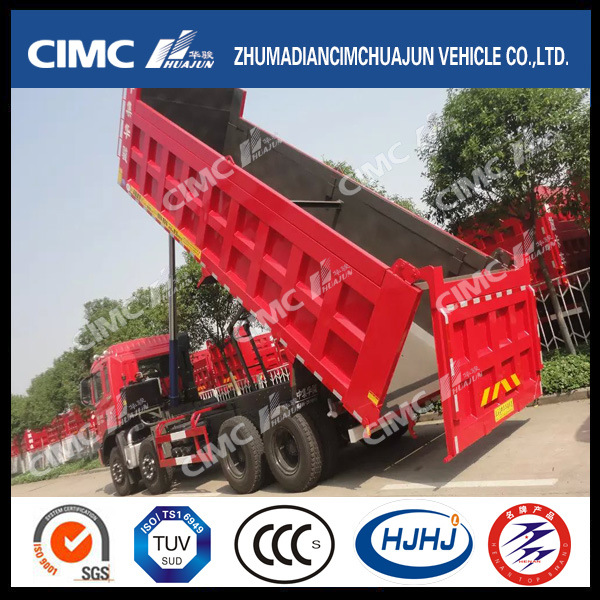 FAW/Hongyan/Shacman/HOWO/Dongfeng/Beiben/Liuqi 6*4 Dump Truck with Cimc Huajun Strengthened Cargo Bo 