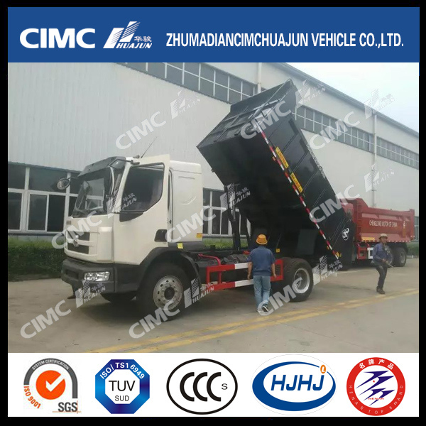 Liuqi Chenglong 4*2 Dump Truck with Small Cargo Box 