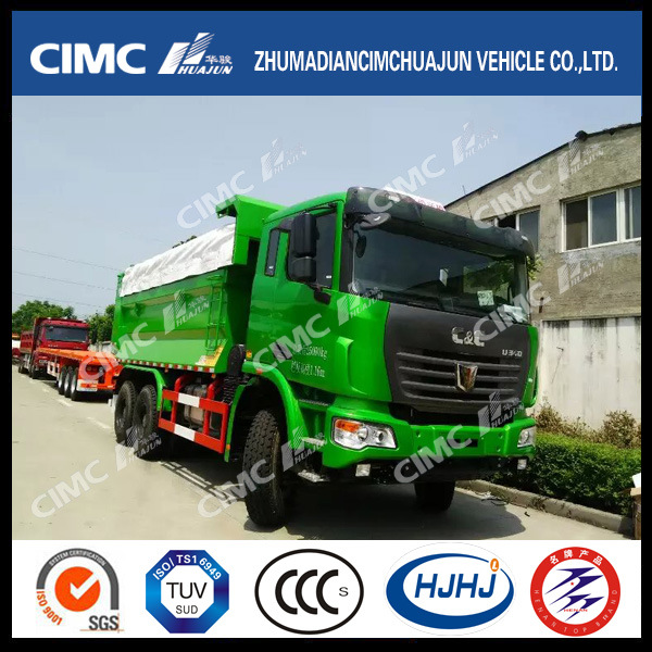 C&C Dump Truck with Cimc Huajun Cargo Box 