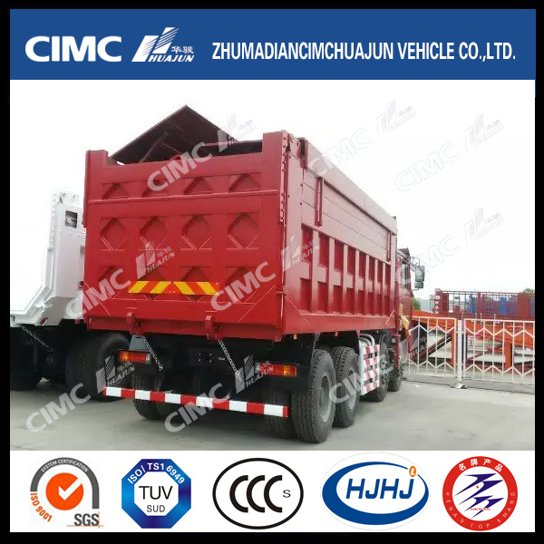 Cimc Huajun 8*4 Dump Truck with Wingspan Cover 