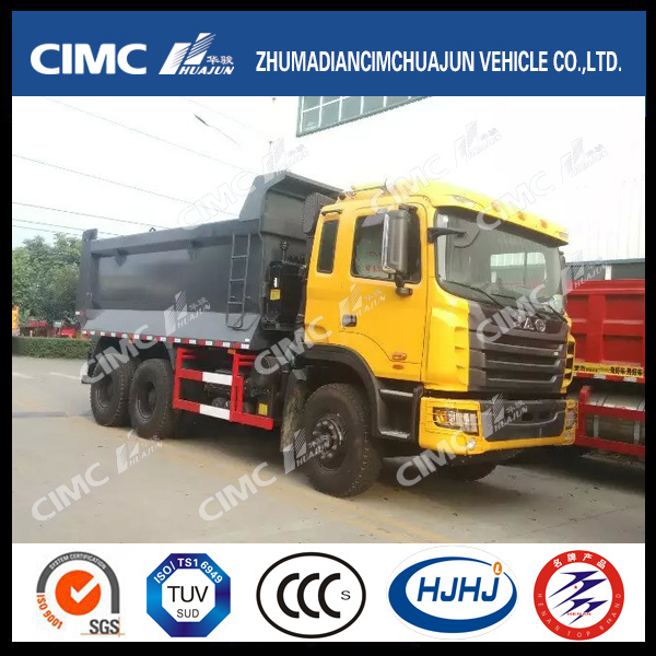 JAC 6*4 Lightweight Dump Truck with 5m*2.3m*1.2m Cargo Box 