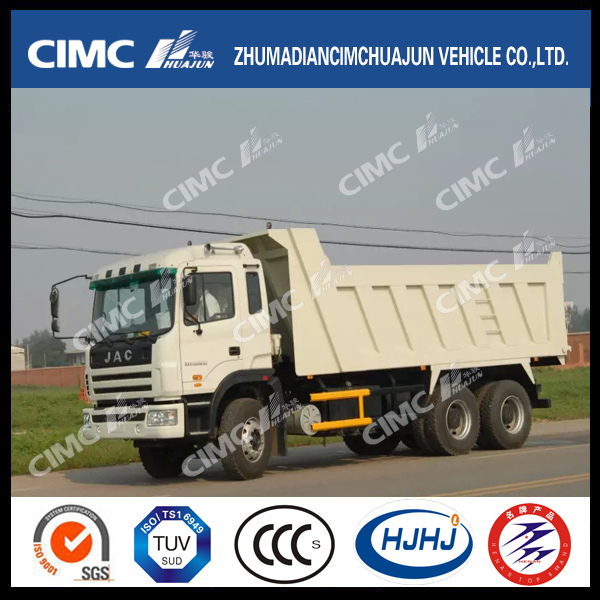 JAC 6X4 Dump/Tipper Truck with Cimc Huajun Cargo Body 