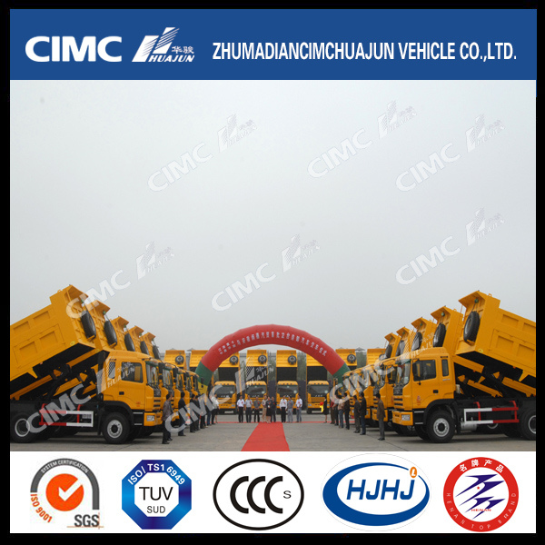 Cimc Huajun 6*4 Dump Truck with JAC Chassis Delivered 