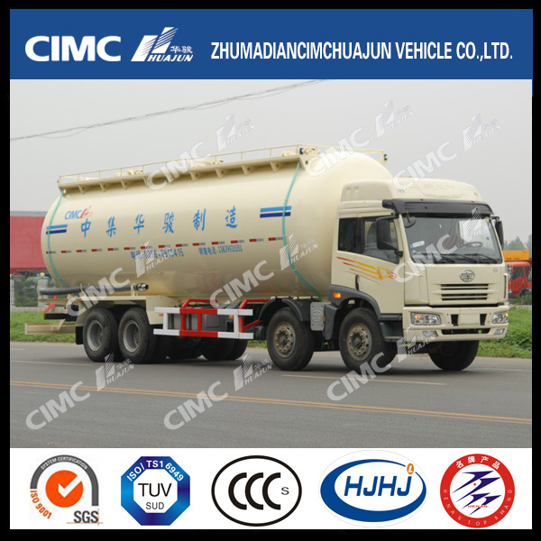 High Quality 25-40cbm FAW 8*4 Powder Tank Truck 