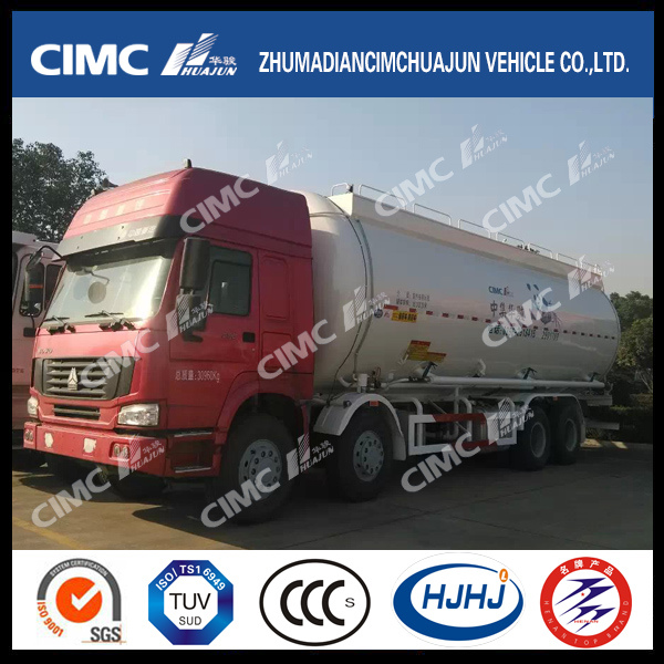 HOWO 40cbm 8*4 Powder/Cement Tank Truck 