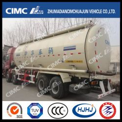 Cimc Huajun 8*4 Chassis Powder/Cement Tank Truck