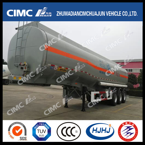 Cimc Huajun 42m3 3axle Gasoline Tanker 