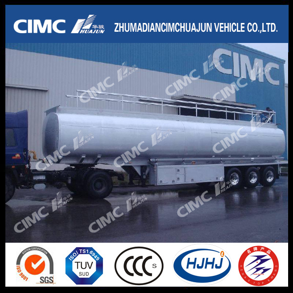 Hot Sale 40-50cbm Aluminium Alloy Fuel Tank Trailer 