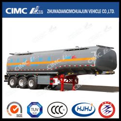 Cimc Huajun 32cbm Carbon Steel 3 Axle Fuel/Oil/Gasoline/Diesel Tanker