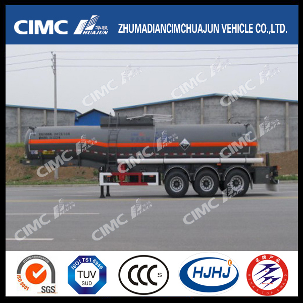 Sales Promotion 3axle Naoh/Caustic Soda Liquid Tanker 