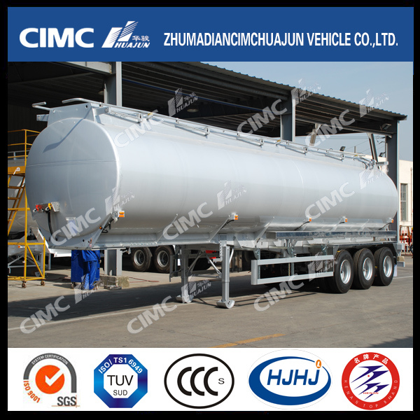 New-Design Cimc Huajun Aluminium Alloy Oil/Liquid/Fuel/Gasoline/LPG Tanker 