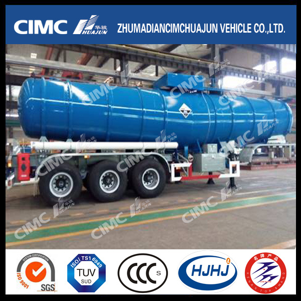 18-30cbm Cimc Huajun Liquid Acid Tanker 