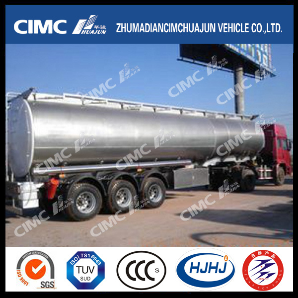 Cimc Huajun 40cbm Fuel Aluminium Alloy Tanker for Sale! 