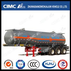 Cimc Huajun 20m3 3 Axle Sulfuric Acid Tanker