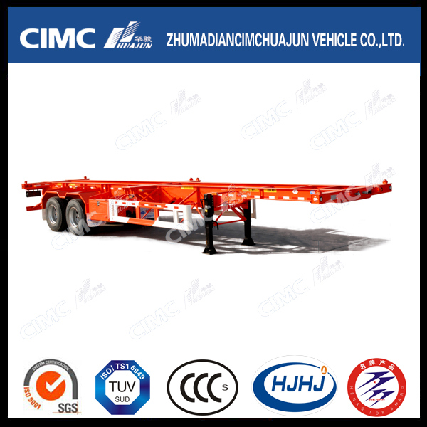 40ft 2axle Skeleton Container Semi-Trailer 